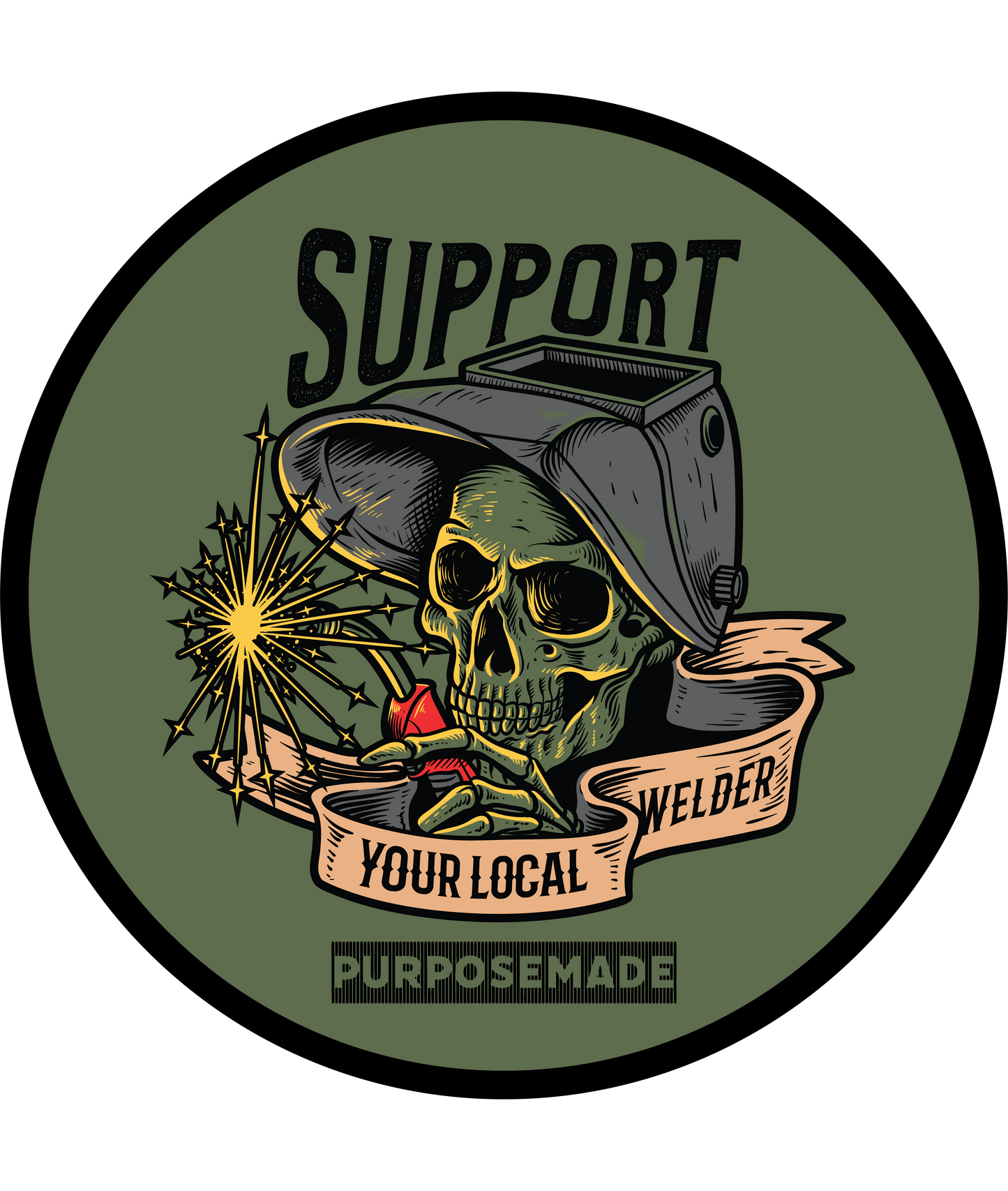 S.Y.L. Welder Sticker - 3.5"