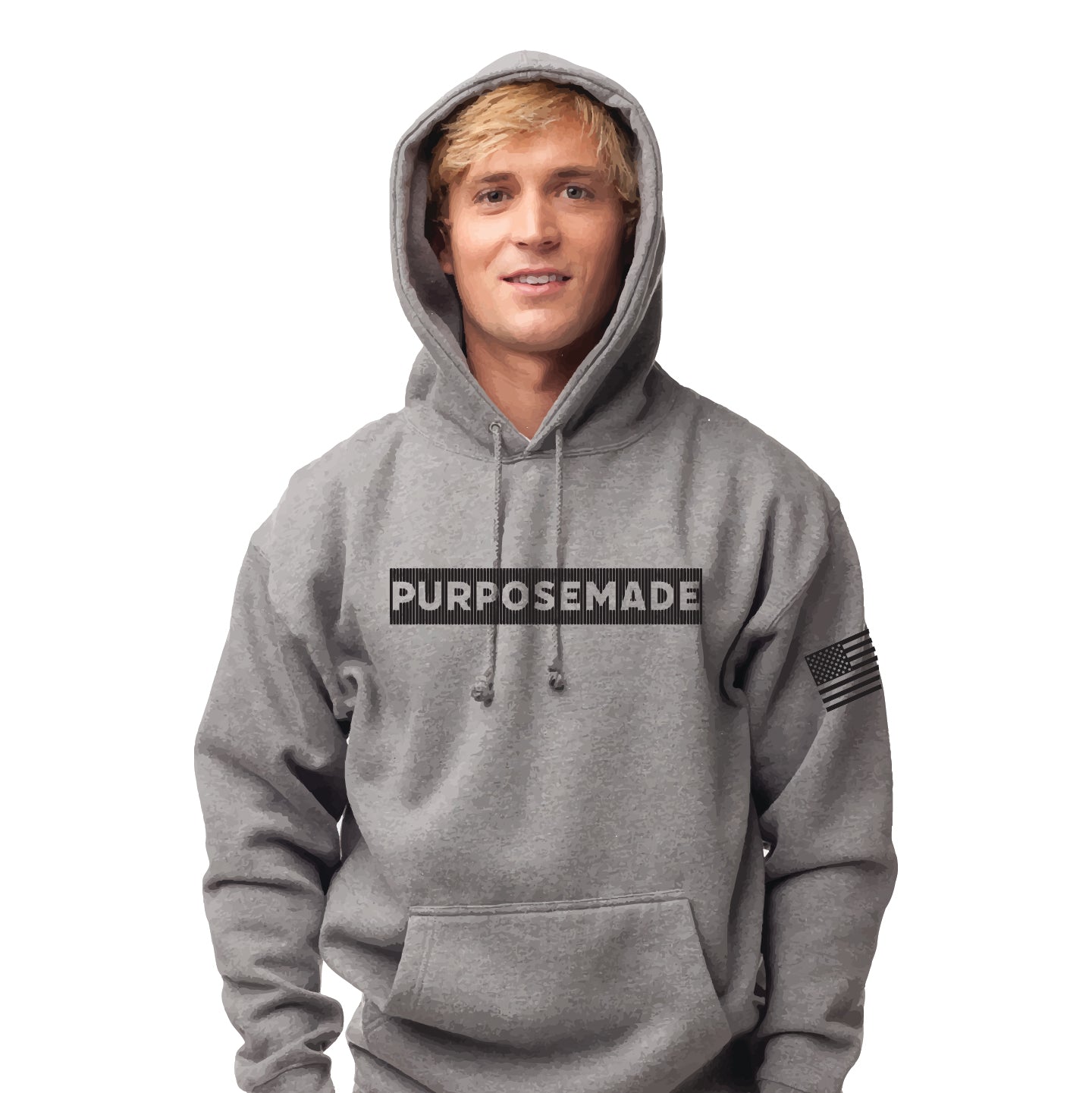 Banner Hoodie - Grey